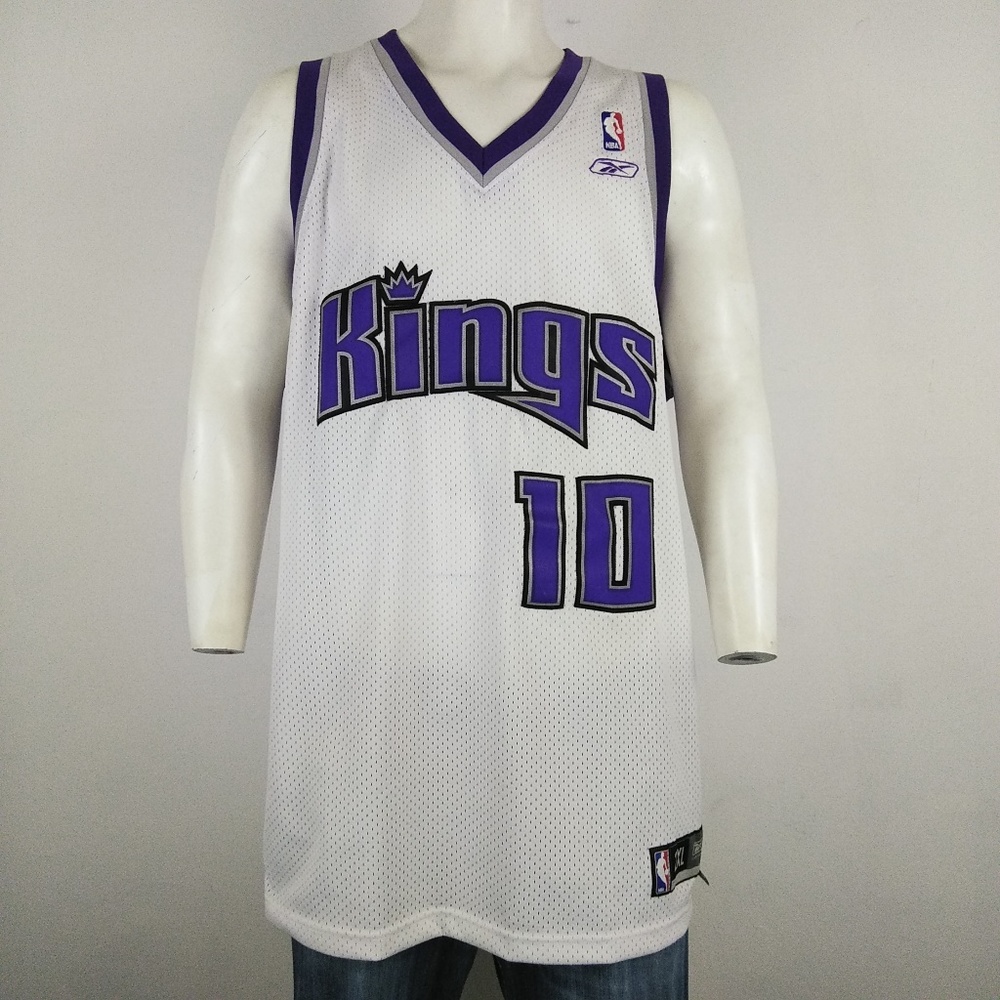 Reebok NBA #10 Mike Bibby Sacramento Kings jersey